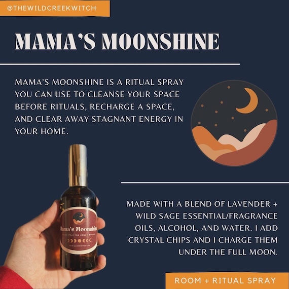 Mama's Moonshine I Room + Ritual Spray