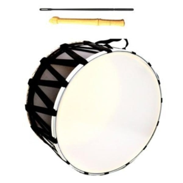 20 "= 51 cm Türkische Trommel Premium Qualität Davul Professionelle Folk Percussion Musikinstrument Dohol Dahol Tupan Davola + Drumsticks + Koffer