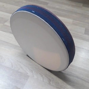 16" (40 cm) Premium Quality Frame Drum Bendir Daf Erbane Def Drum Percussion Musical Instrument Professional Synthetic Skin Tef + Carry Case