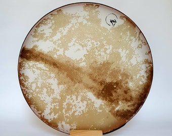 21" (53 cm) Premium Quality Frame Drum Bendir Daf Erbane Def Drum Percussion Musical Instrument Professional Synthetic Skin Tef + Carry Case