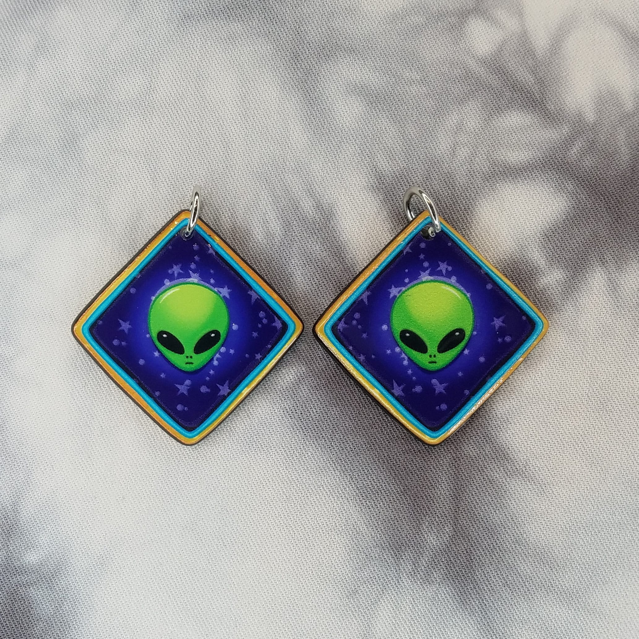UFO Alien Charms - Pastel Goth Charms - Alien Abduction - Take Me Away ...