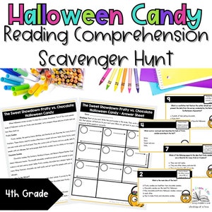 4.Klasse Halloween Candy Vergleich: Sachbuch Verständnis Schnitzeljagd