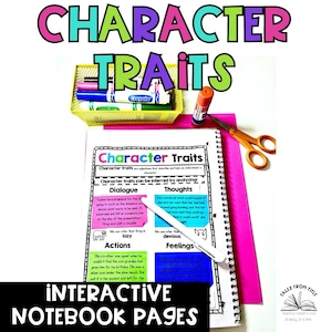Character Traits Interaktive Notebook-Seiten
