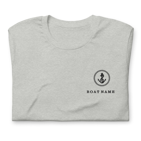 Custom Boat Shirt Etsy