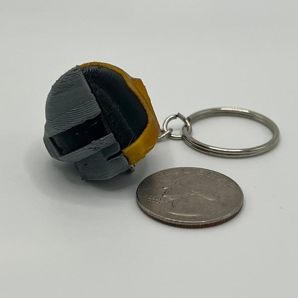 Daft Punk Helmet Key chain/ Zipper Pull