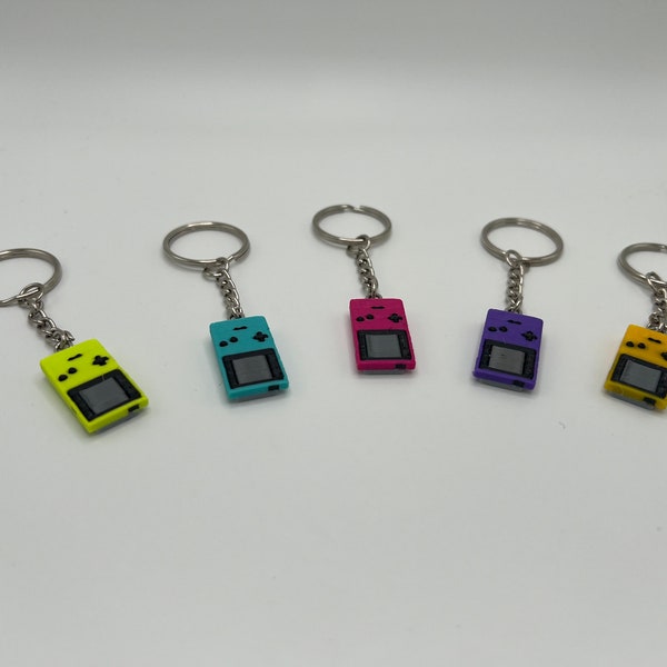 GAMEBOY Farbe Schlüsselanhänger / Reißverschluss
