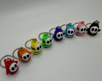 Shy Guy Key chain/Zipper Pull