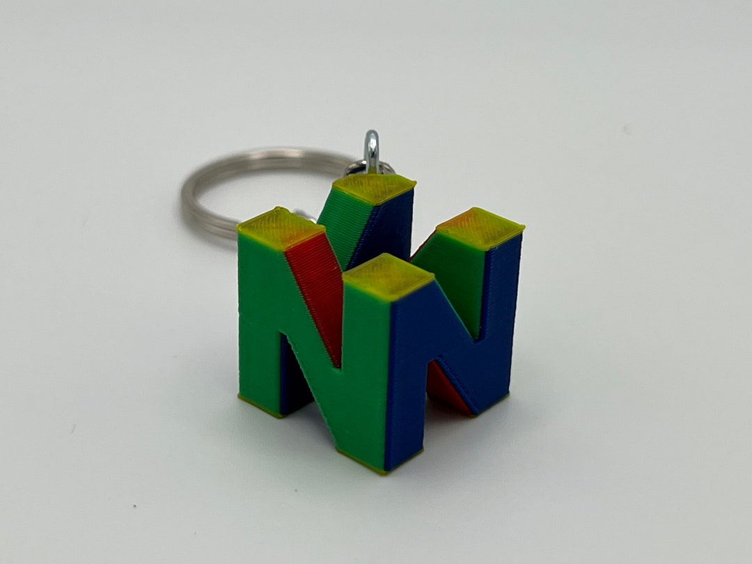 N64 Logo Key Chain/ Zipper Pull Etsy