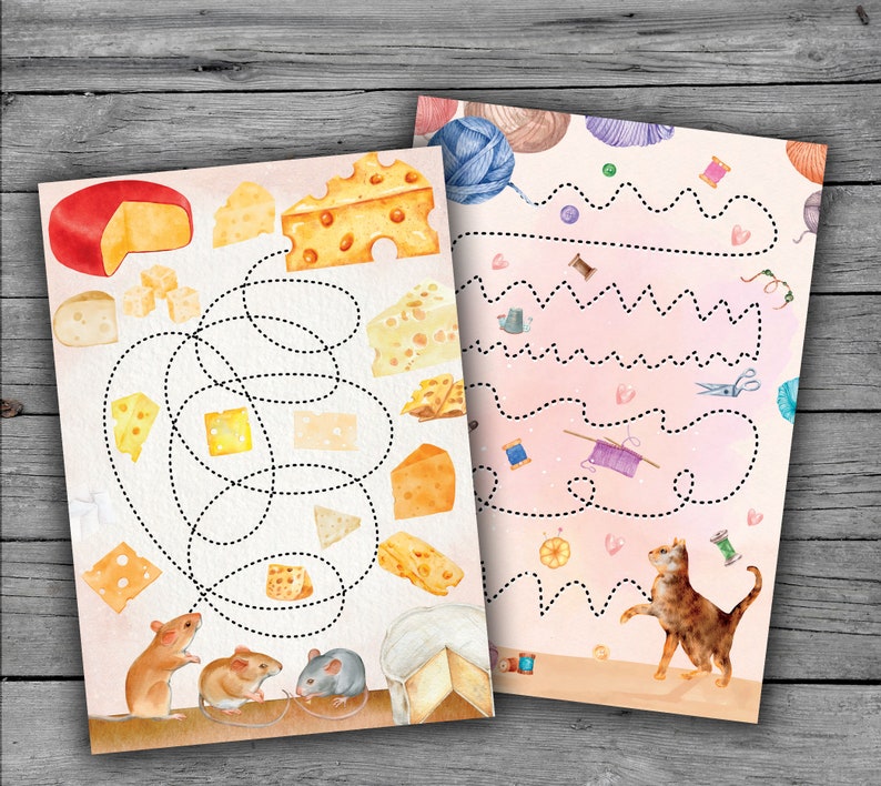 18 Printable Tracing Worksheets for Kids Hand Eye Coordination Practice