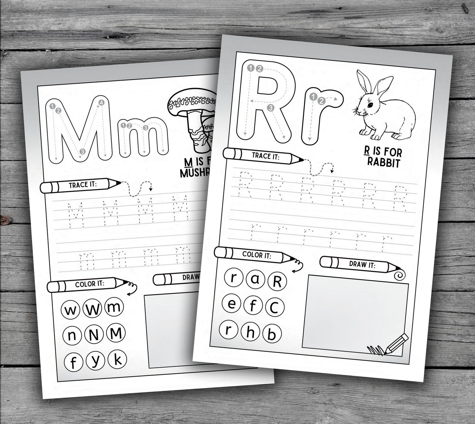 37 Printable Alphabet and Number Tracing Worksheets for Kids Letter
