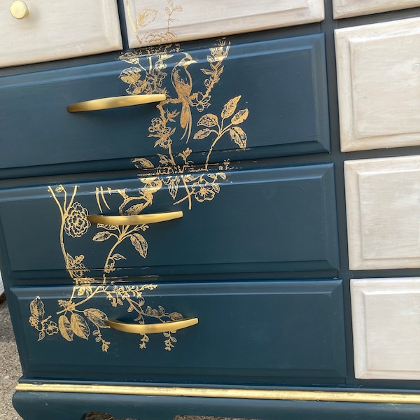 Blue Dresser - Etsy
