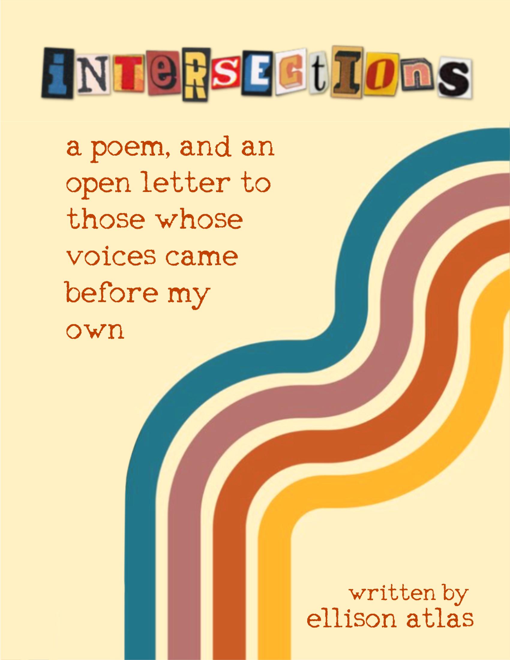 Intersections — Free Verse Poem Zine [DIGITAL DOWNLOAD] - Etsy