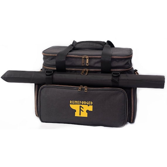 Tabletop RPG Travel Bag | DnD bag for miniatures, dnd books, dice, GM screen, and battle maps | TTRPG Travel Bag | DnD Dice Bag