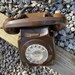GPO 53311 GPO746RGY 746 Desk Phone Rotary Dial Grey,16 x 21.5 x 14.5 cm, Grijs