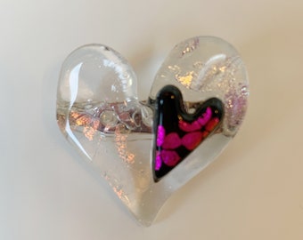 Dichroic Heart Pin