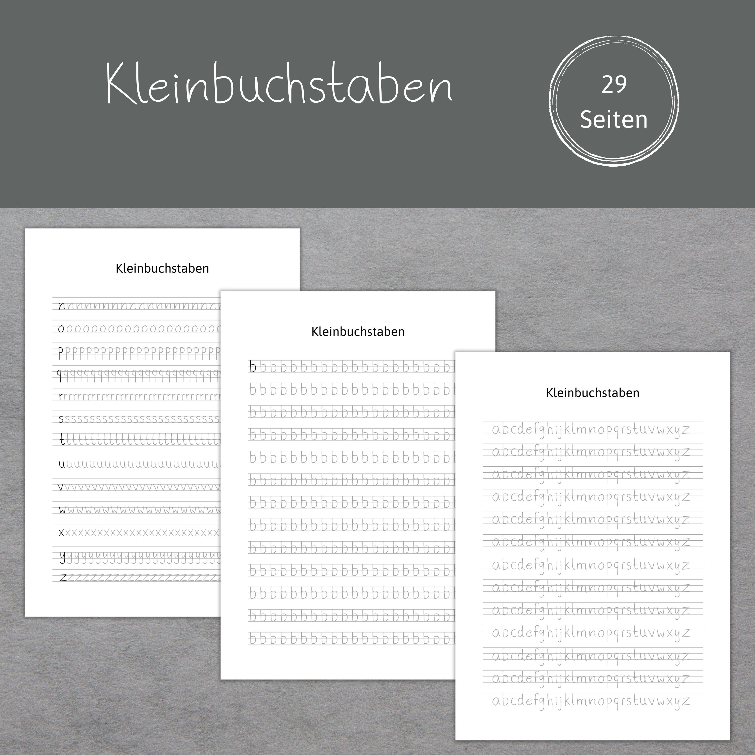 Beautiful Handwriting Practice Sheets - Digital and Printed - PNG and ...