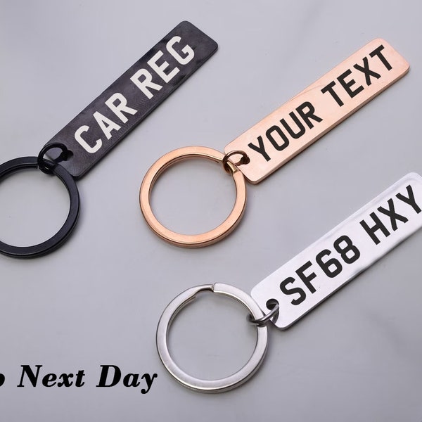 10 Best Personalised Car Registration Keyring In The UK - Foto 11