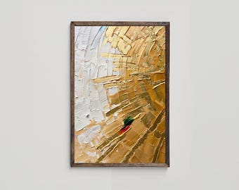 White and Gold Abstract Wall Art, Modern Textured Metallic Abstract Printable Art, Golden Living Room Art, Modern Wall Art, Digital Download
