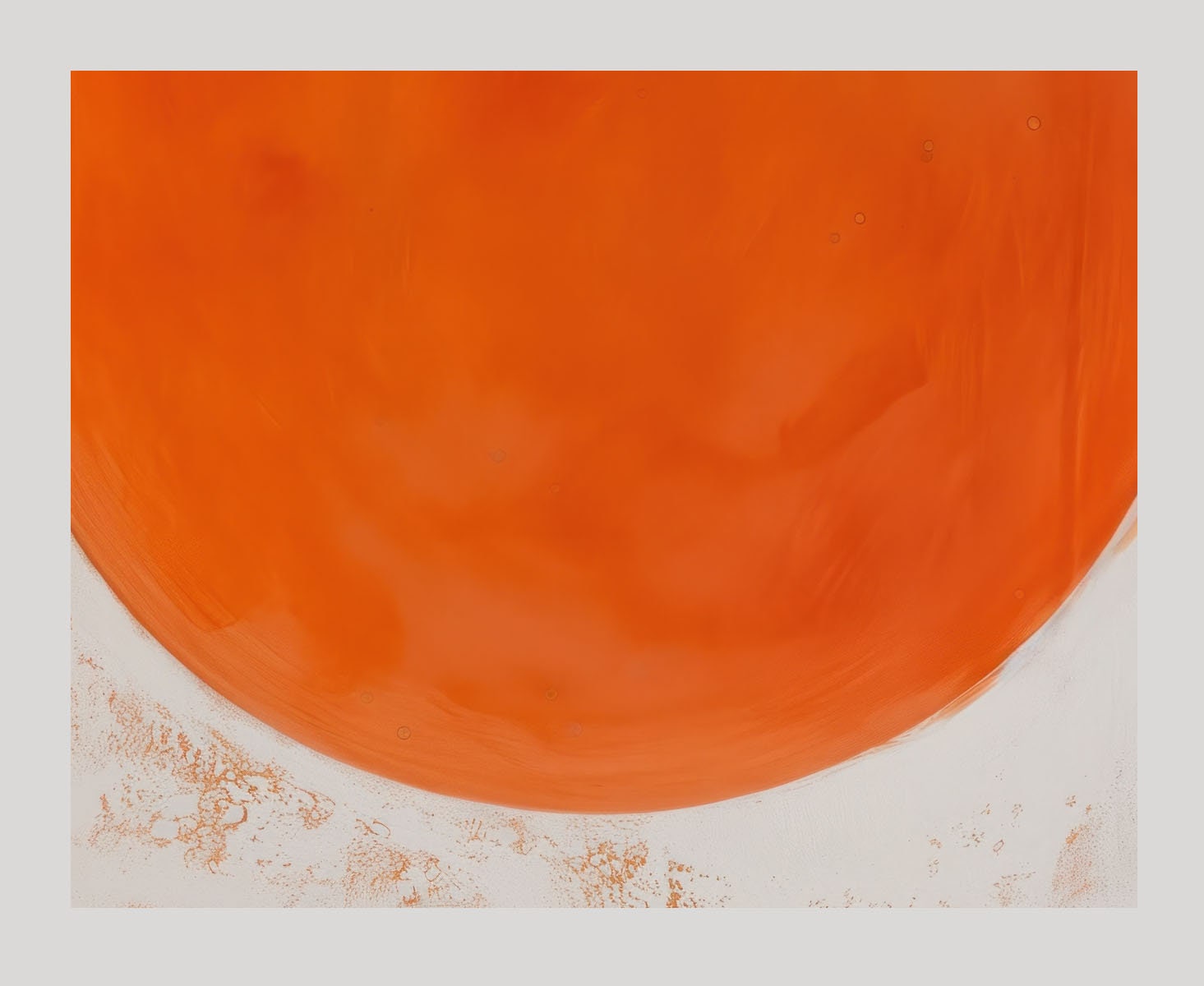 Orange and Grey Wall Art, Contemporary Printable Wall Art, Abstract Sun