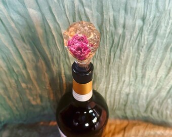 Custom Wine Cork | Bridal Bouquet Preservation | Custom Bouquet Preservation | Resin Floral Preservation | Wedding Floral Preservation