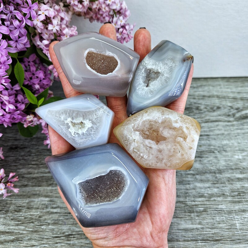Standing Gray Agate - Etsy