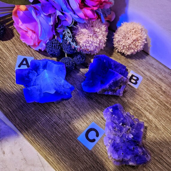 Purple Rain UK United Kingdom Lady Annabella Mine Fluorite UV