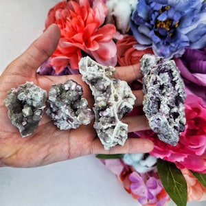 Fluorite Tombstone Arizona with Quartz Botryoidal Green Purple Psudomorph Last Lot Crystals Specimen Statement High Quality Collector