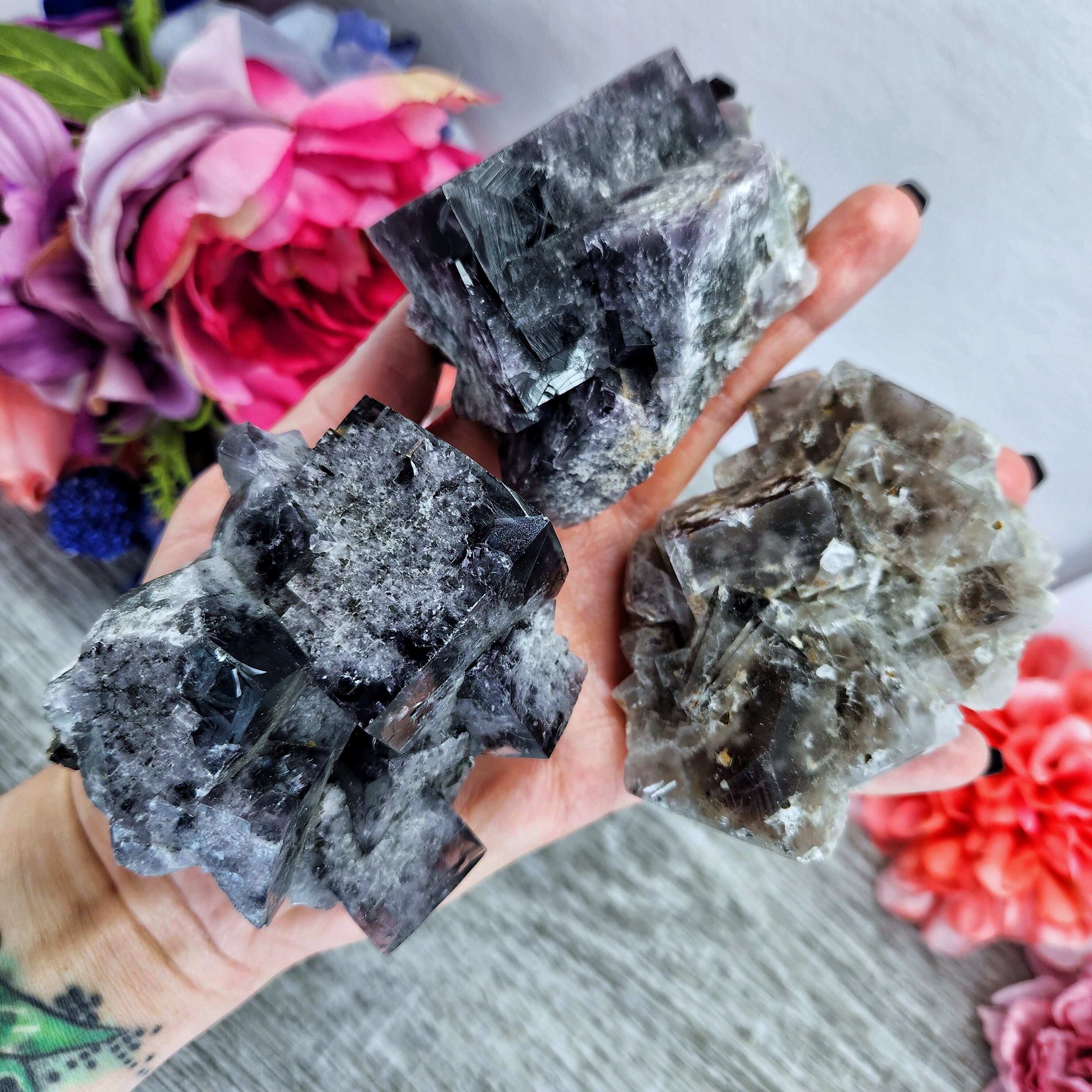 UK Lady Annabella Mine Purple Rain 蛍石 1 Fluorite Twin Purple Rain Pocket from Lady Annabella Mine
