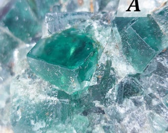 Color-changing Green-blue English Fluorite From the Cousin Jack