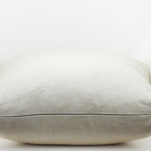 Cotton Linen Pillow Cover , with invisible zipper closure