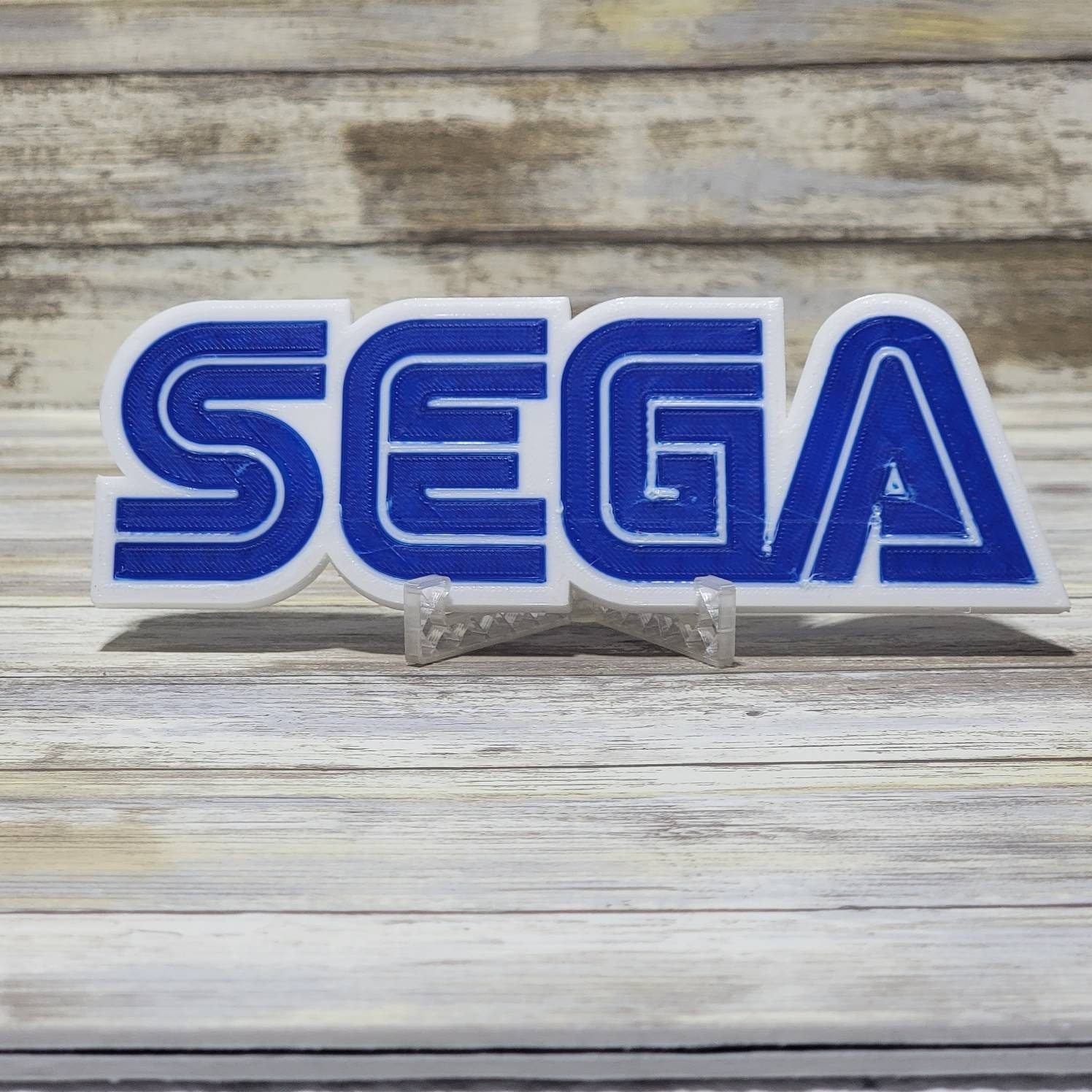 Ecco Text with Retro Sega Style Font Sticker for Sale by