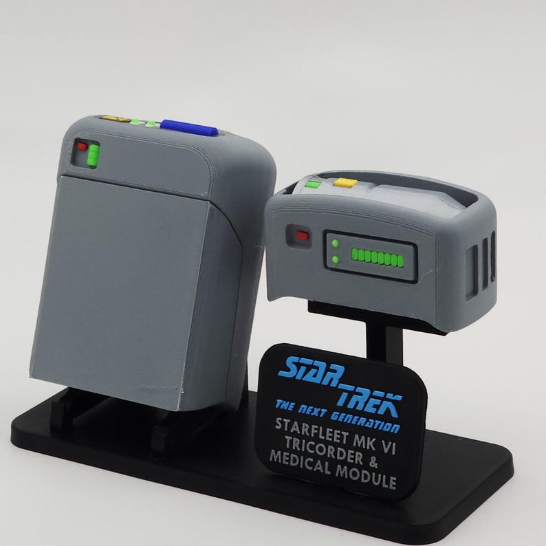 Medical Tricorder Prop Replica | 3D Printed Mk VI TNG Era Handheld ...