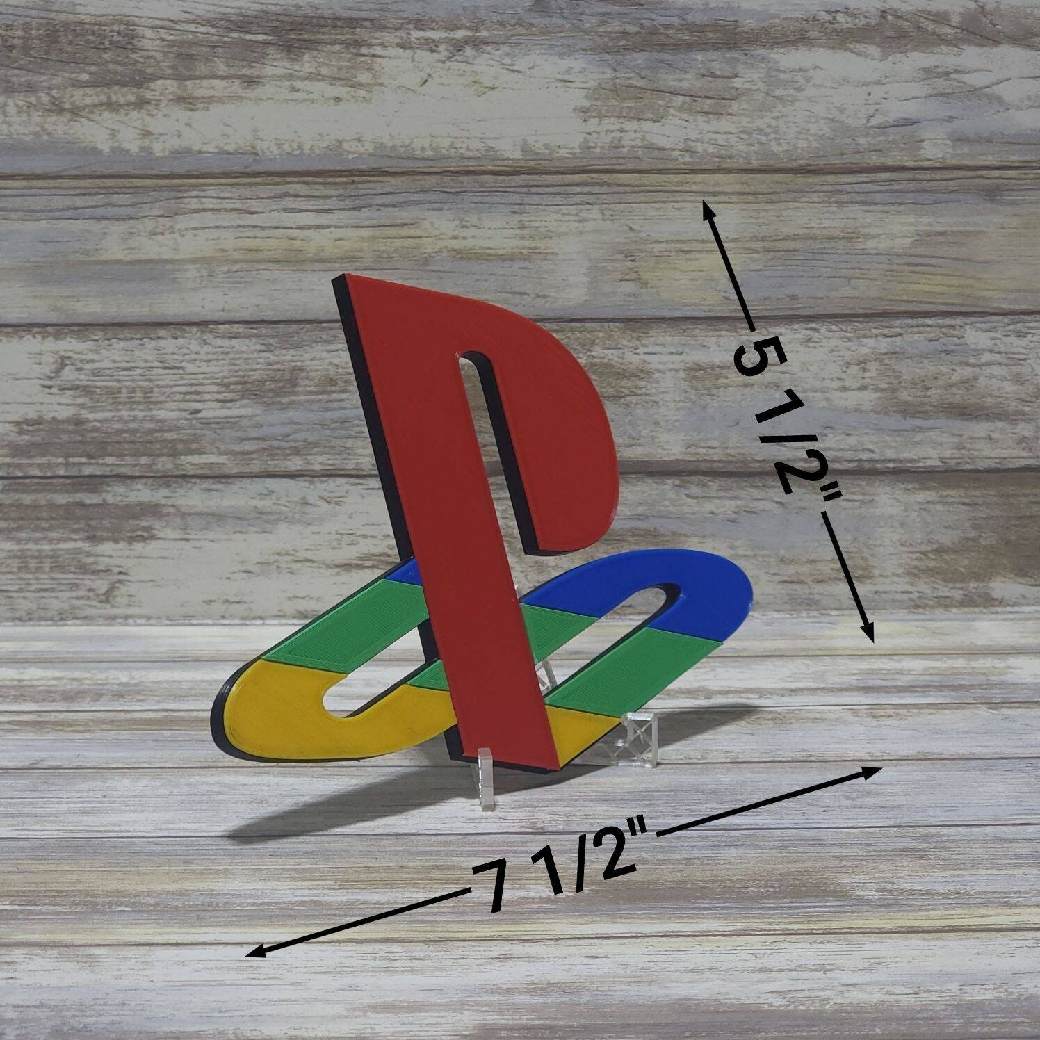 Wall Mounted Playstation Logo Display Video Game Decor for Etsy