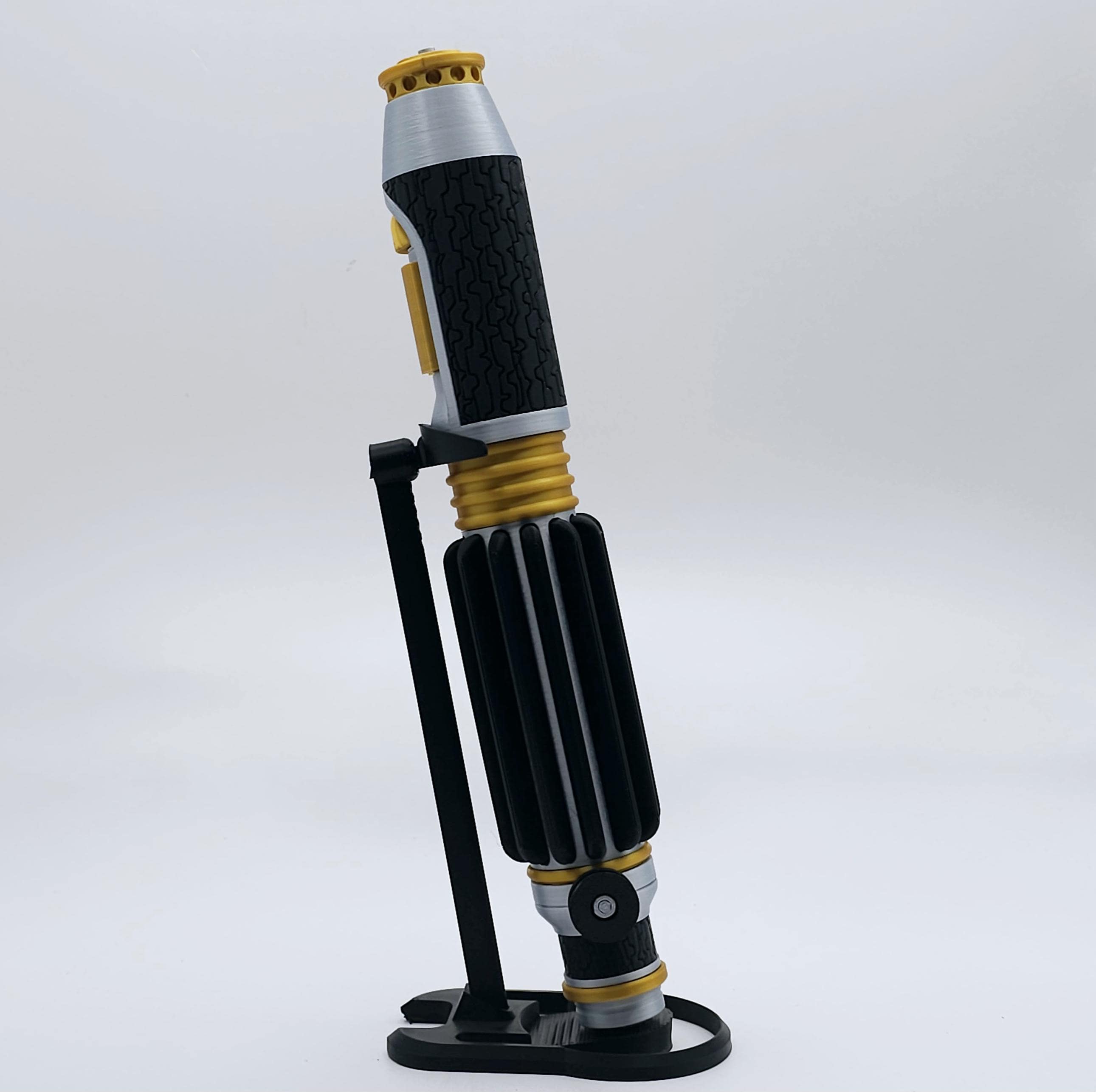 メイス・ウィンドゥのライトセーバー柄：ディスプレイスタンド付き3D