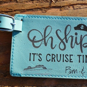 Custom Leatherette Luggage Tag: Personalized Travel Accessory