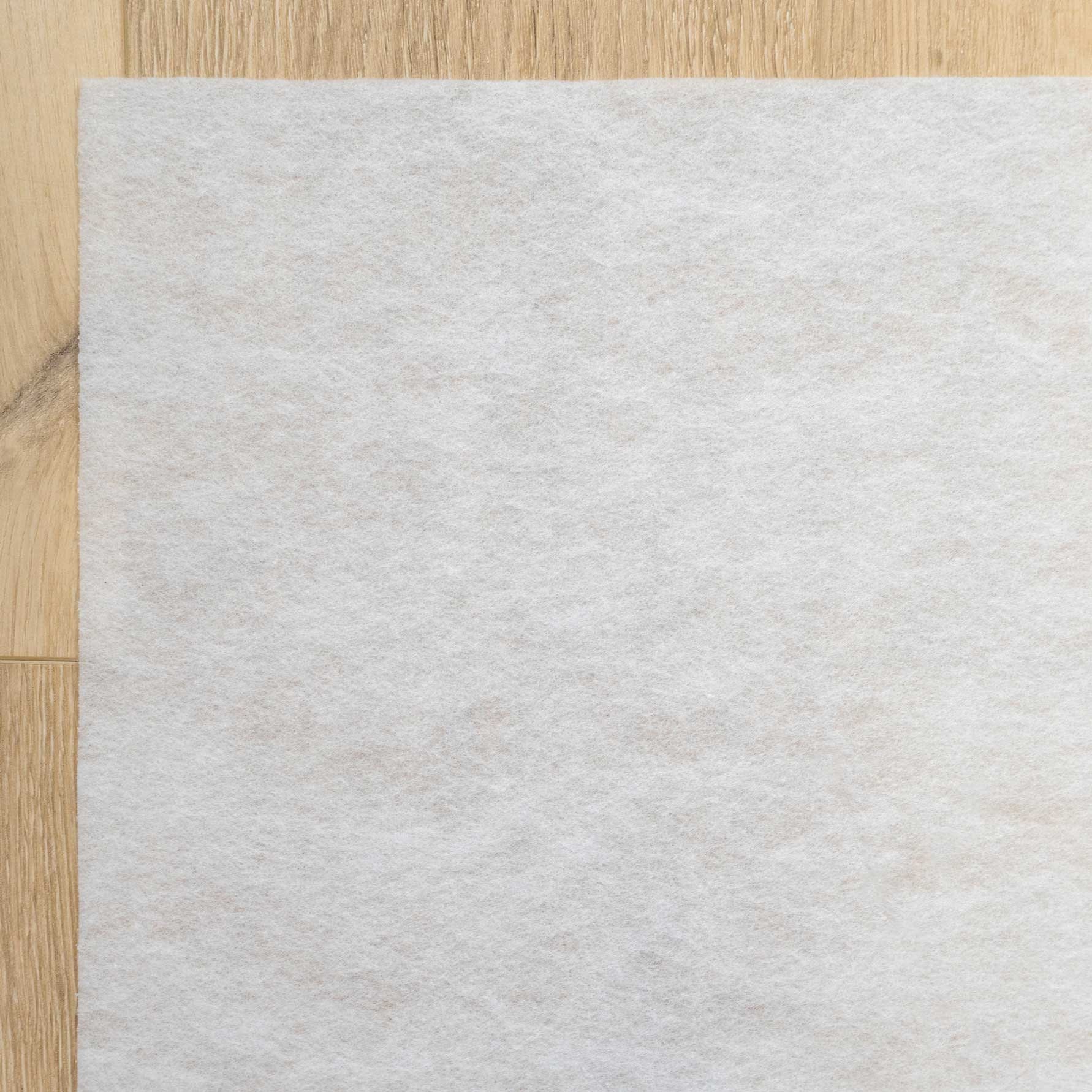 White Anti Slip Fleece Rug Underlay for All Types of Flooring