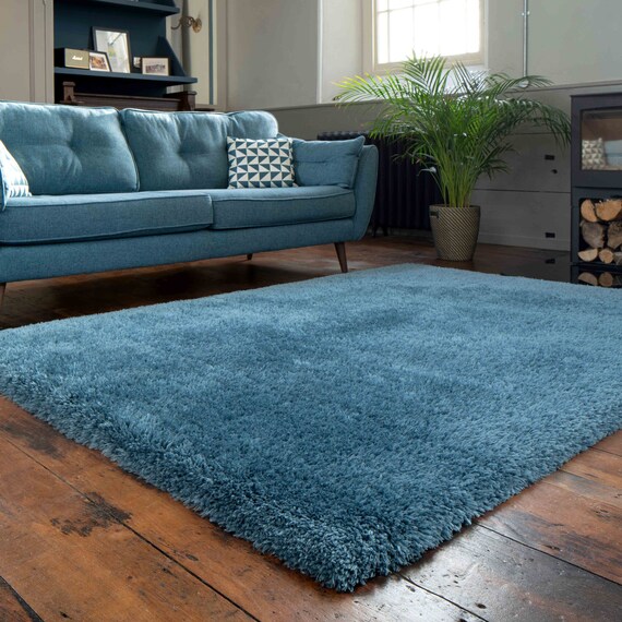 Thick Shaggy Large Rugs Non Slip Hallway Runner Rug Living Room