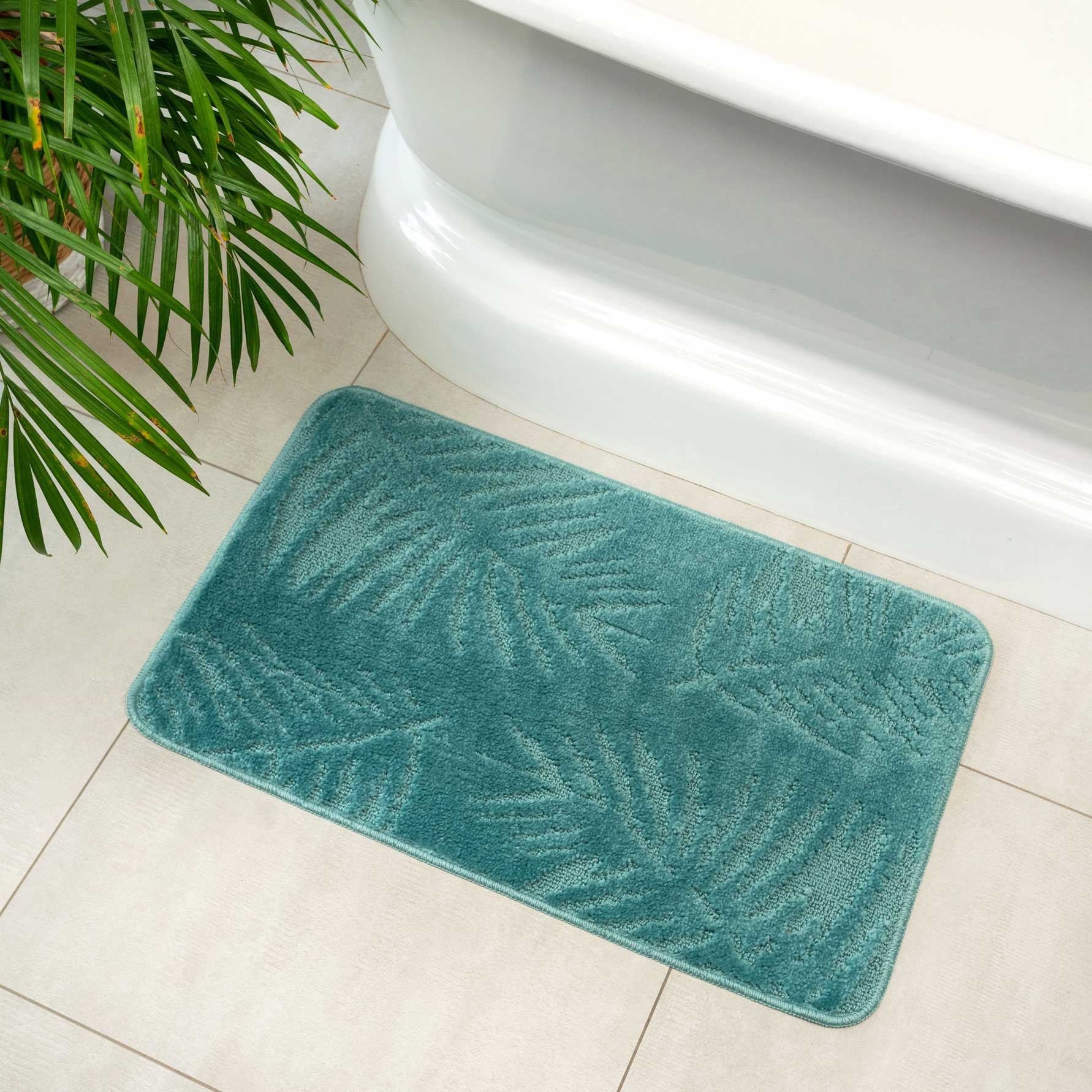 Kaufe Badezimmer saugfähige rutschfeste Matte Türmatte Toilette Boden  Dusche Zimmer Badewanne Teppich Küchenteppich