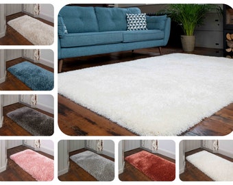 Deluxe Super Thick Shaggy Area Rugs Large Deep Pile Living Room Bedroom Mats Long Hallway Runner Rug