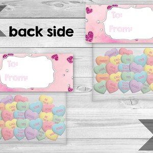 Valentines Day Treat Toppers, Valentines Goody Bag Topper, Happy ...