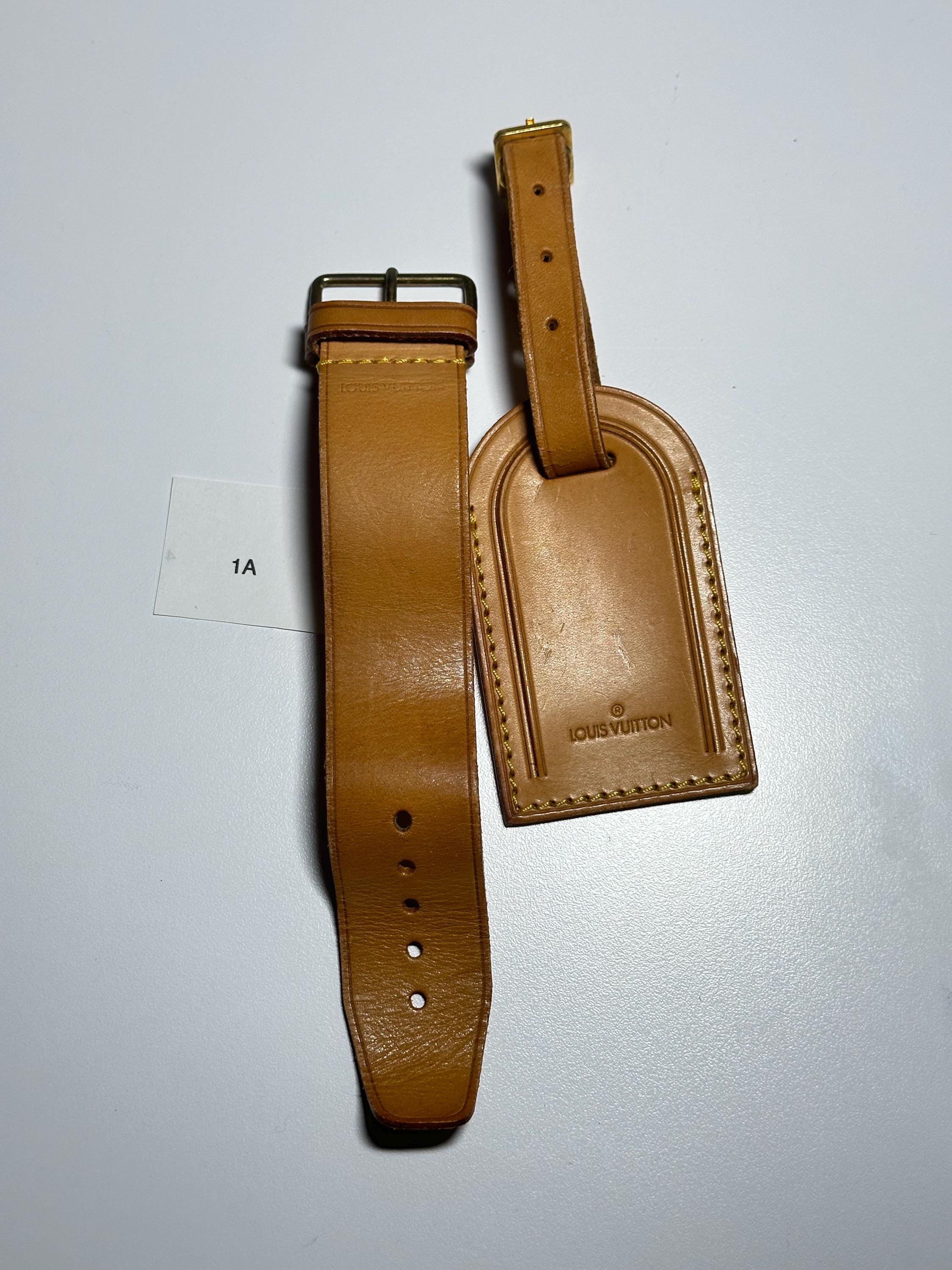 Authentic louis vuitton luggage tag - Etsy 日本