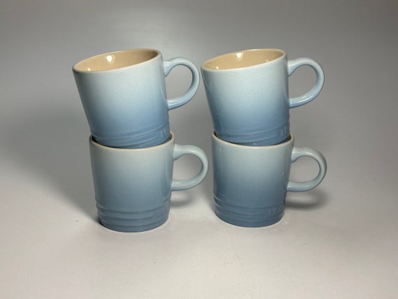 4/S Le Creuset Espresso Cup Demitasse Coffee Cup Stoneware 