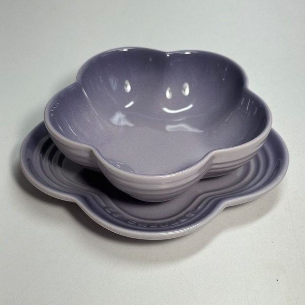 Le Creuset Flower Plate Set Etsy
