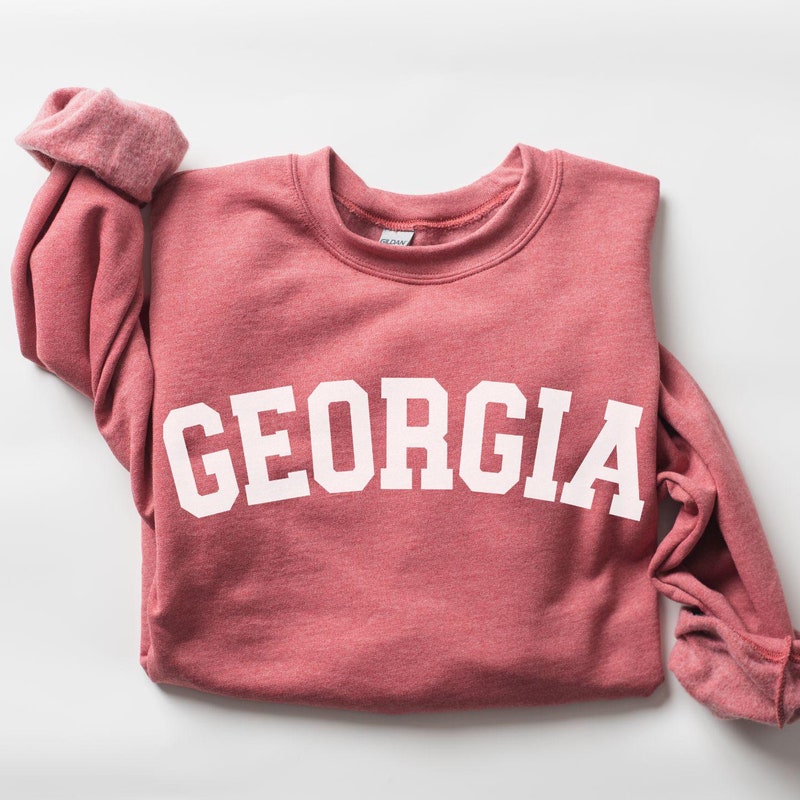UGA Jewel Letter Sweatshirt