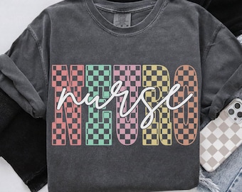 Comfort Colors® Neurology Nurse Shirt, Neuro Nurse Shirt, Neurology Nurse Gift, Neuro Nurse Team T-shirt, Neuroscience Nurse Graduation Gift