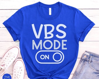 VBS Tshirt, Camp Crew Shirt, Summer Camp T-shirt, Matching VBS Shirts, Camp Volunteer Shirt, Kids Vacation Bible School Tees, Camping Shirt