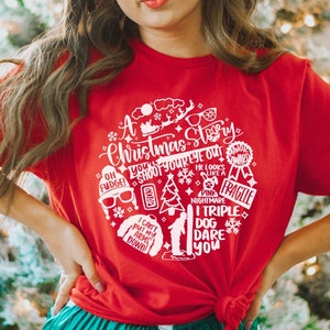 Christmas Story Shirt, Christmas Sweatshirt T-shirt Hoodie, Christmas Movie Sweatshirt, Fun Christmas Shirts, Matching Family Shirts