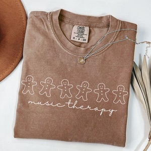 Music Therapy Shirt Comfort Colors®, Music Therapist Shirts, Gift for Music Therapist, Christmas Music Therapy Tshirts, Future Music