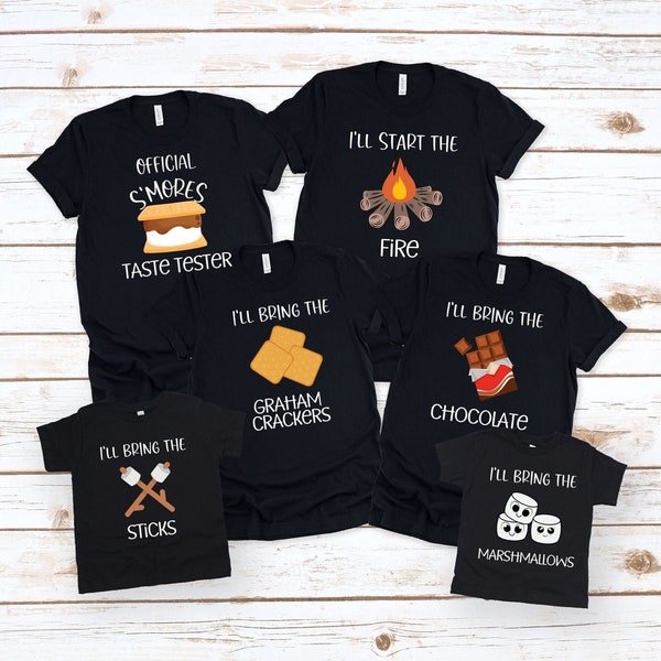 S'mores Group Shirts, S'mores T-shirt, S'mores Halloween Costume, S'mores Shirt, S'mores Family Shirts, S'mores Party Tshirts