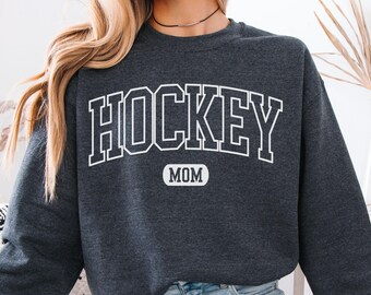 Hockey Mom Sweatshirt, Hockey Mom Crewneck Sweater, Hockey Mom Shirt, Hockey Gifts, Hockey Mama, Hockey Gameday, Hockey Crewneck
